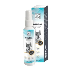 اسپری دندان و خوشبو کننده سگ و گربه ام پت M-Pets Dental Spray حجم 118 میلی لیتر
